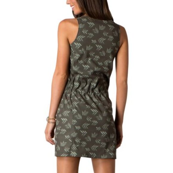Sporty / Active Toad&Co Gemma Dress - Olive Green w/ SPF - Large - Picture 6 of 6